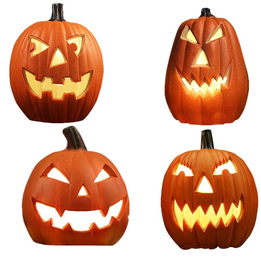 Home Security Yard Sign - Halloween led abóbora lanterna brilhante abóbora