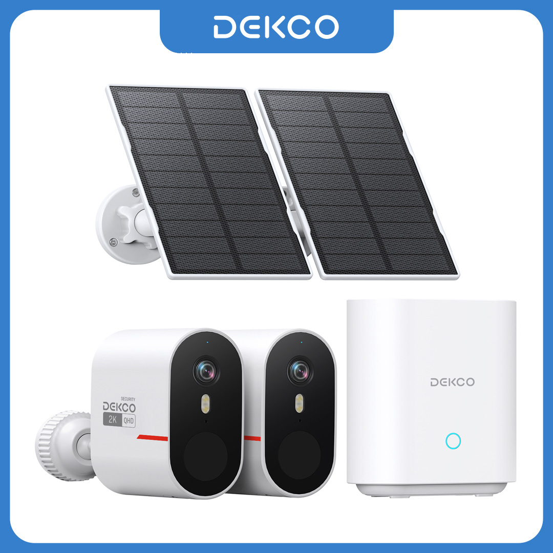 Home Security Kit - Sistema de Câmera Solar WiFi Dekco