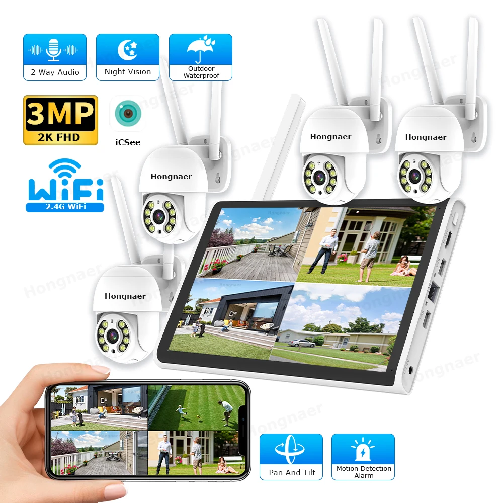 Home Security Kit - Kit de Câmeras de Segurança Sem