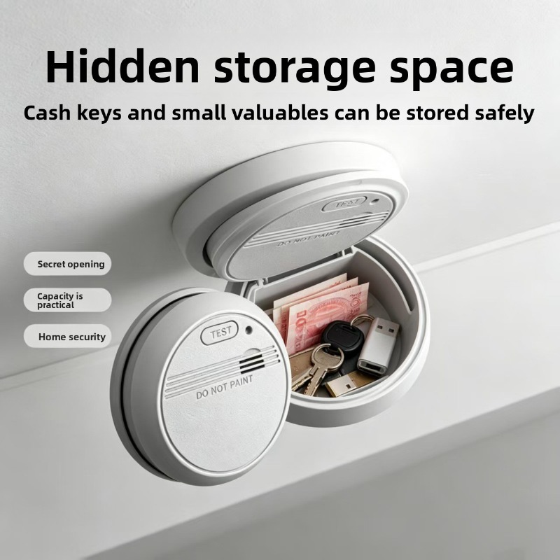 Home Security Safe - Detector de Fumaça Simulado Realista com