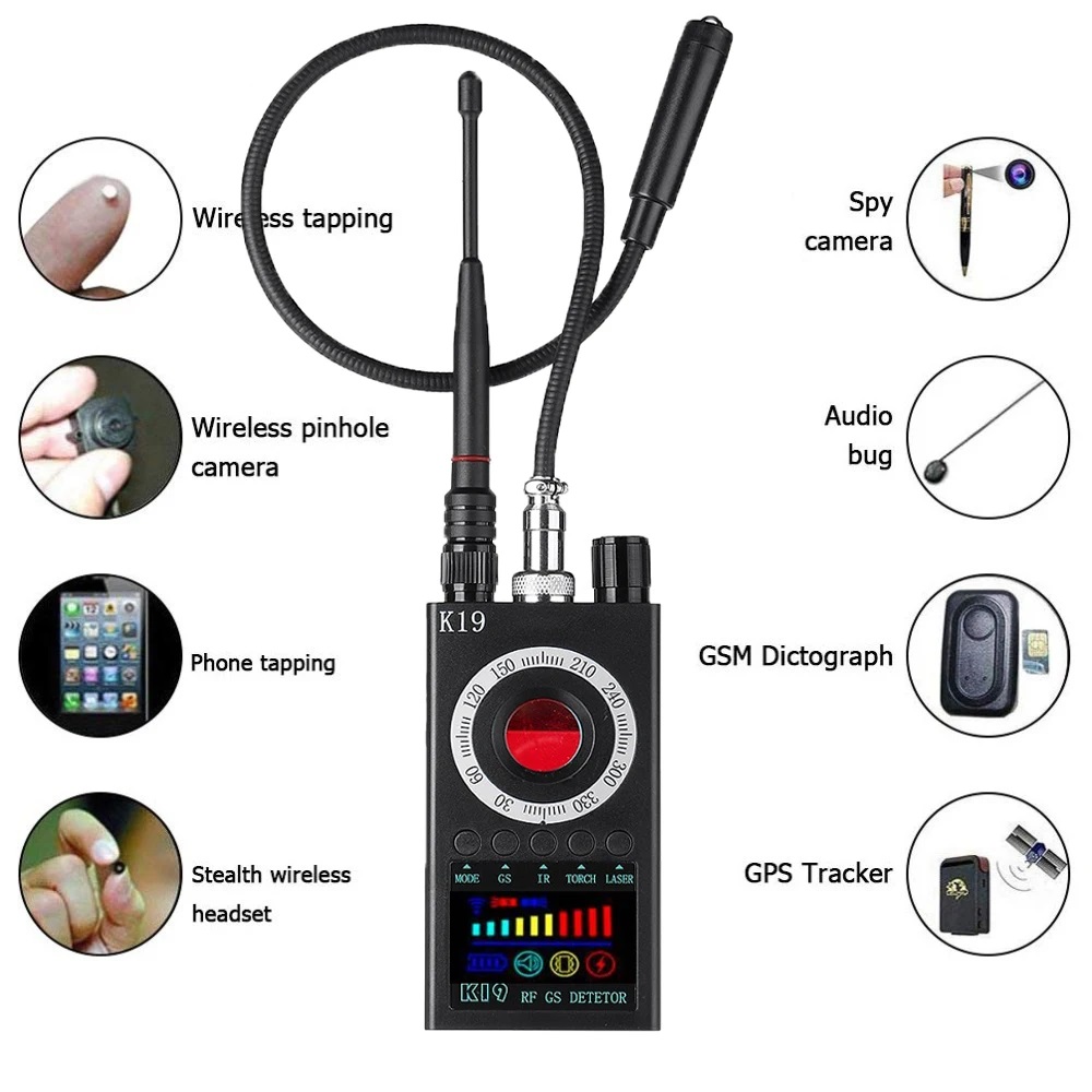 Home Security System - Novo K19 + escuta detector de
