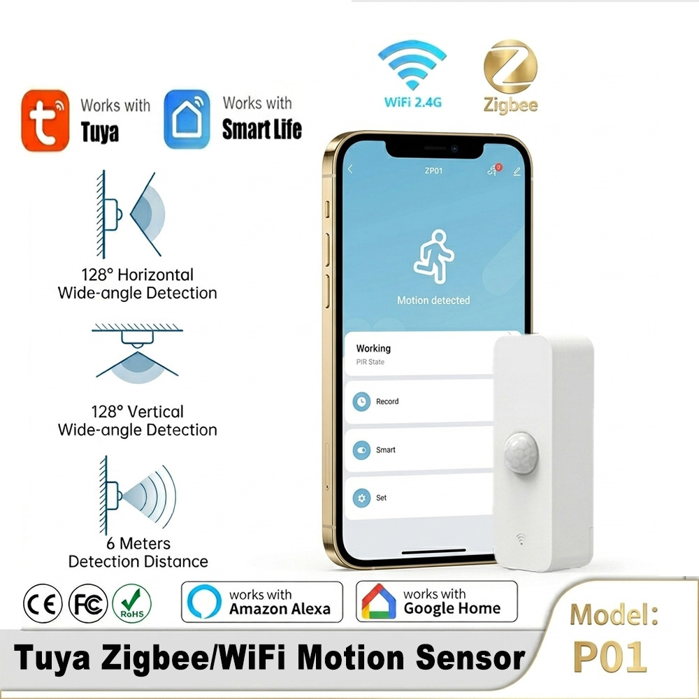 Home Security Tools - Sensor de Movimento PIR Inteligente WiFi