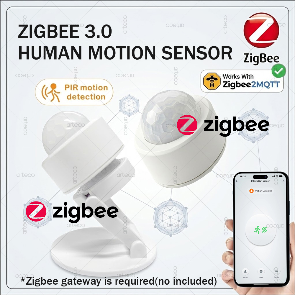 Home Security Tools - Sensor de Movimento PIR Mini Zigbee