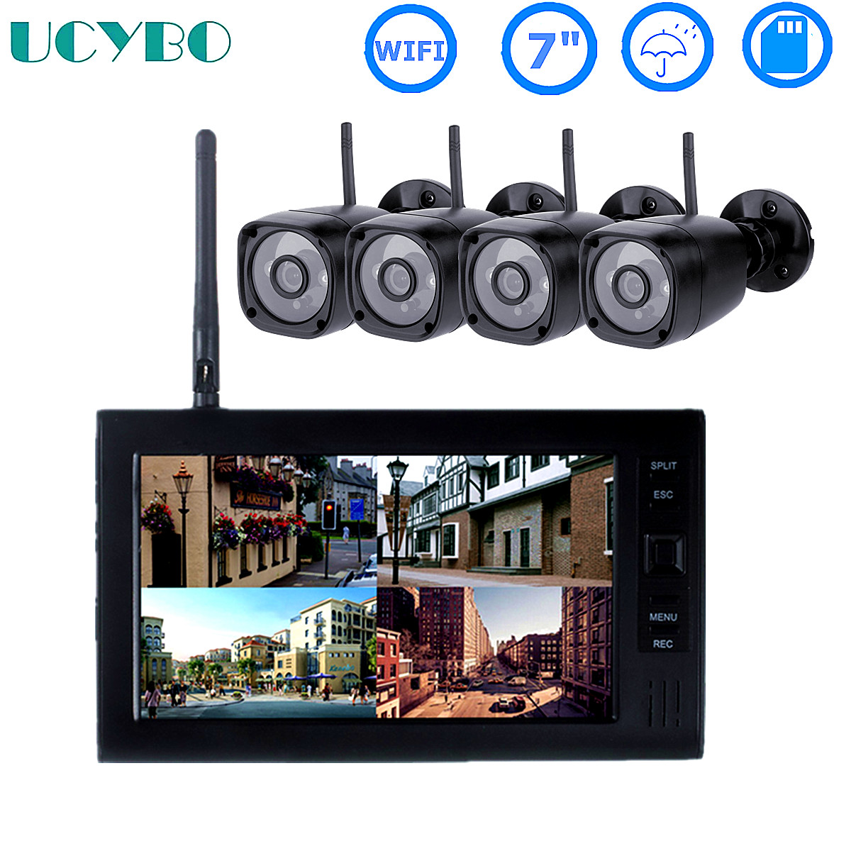 Home Security Video Systems - Sistema de segurança CCTV sem fio