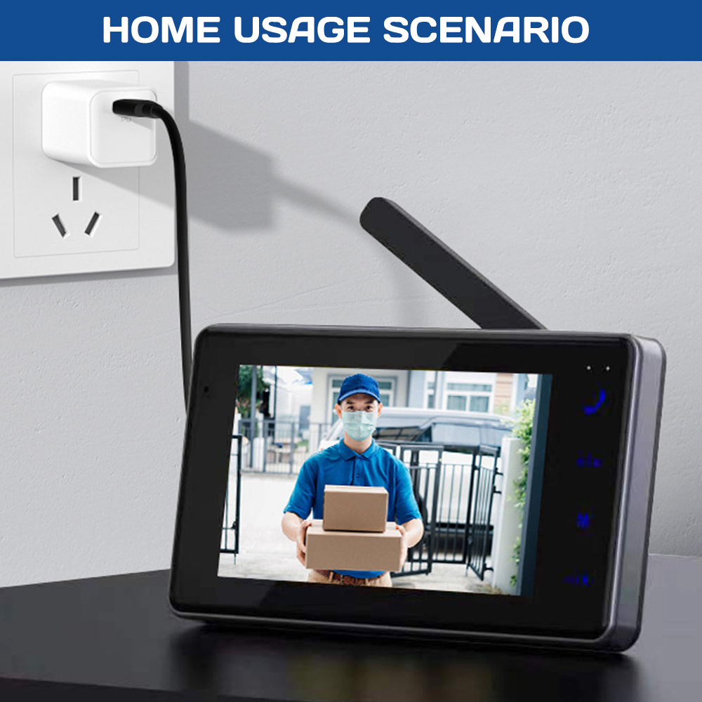 Interfone Visual Sem Fio com T - Home Security Video Systems avaliação e preço