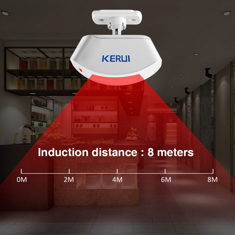 Kerui cortina sem fio detector - Home Security Kit avaliação e preço