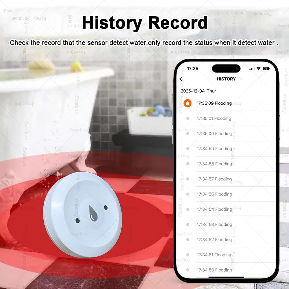 Zigbee detector de água sensor - Home Security Gadgets avaliação e preço