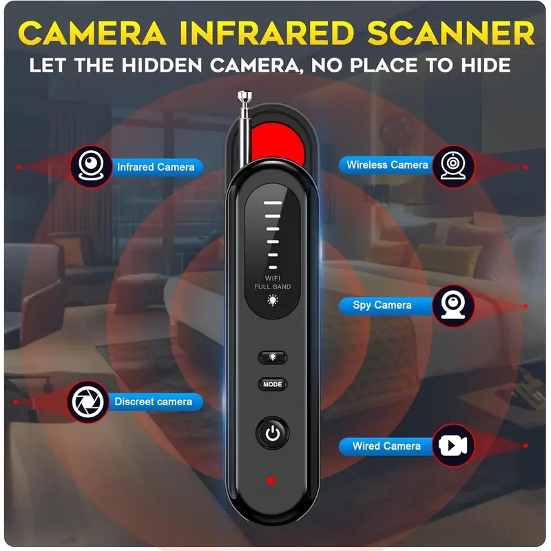 Detector de Câmeras Ocultas 20 - Home Security System avaliação e preço