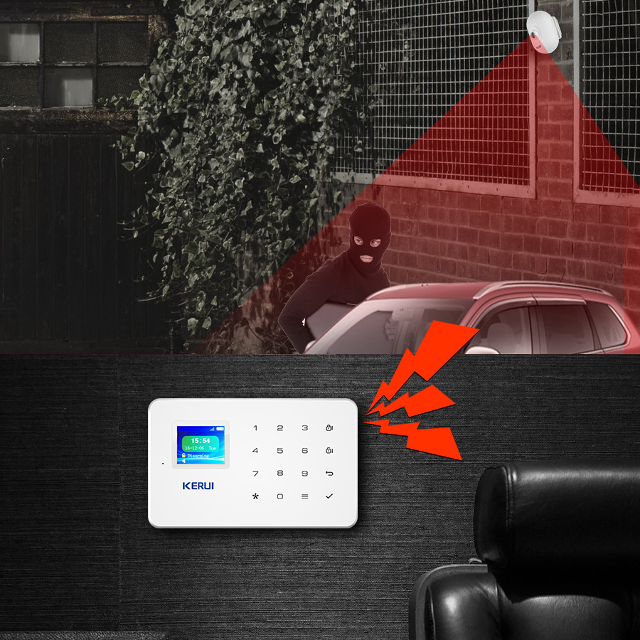 Kerui p861 detector de sensor  - Home Security Yard Sign avaliação e preço