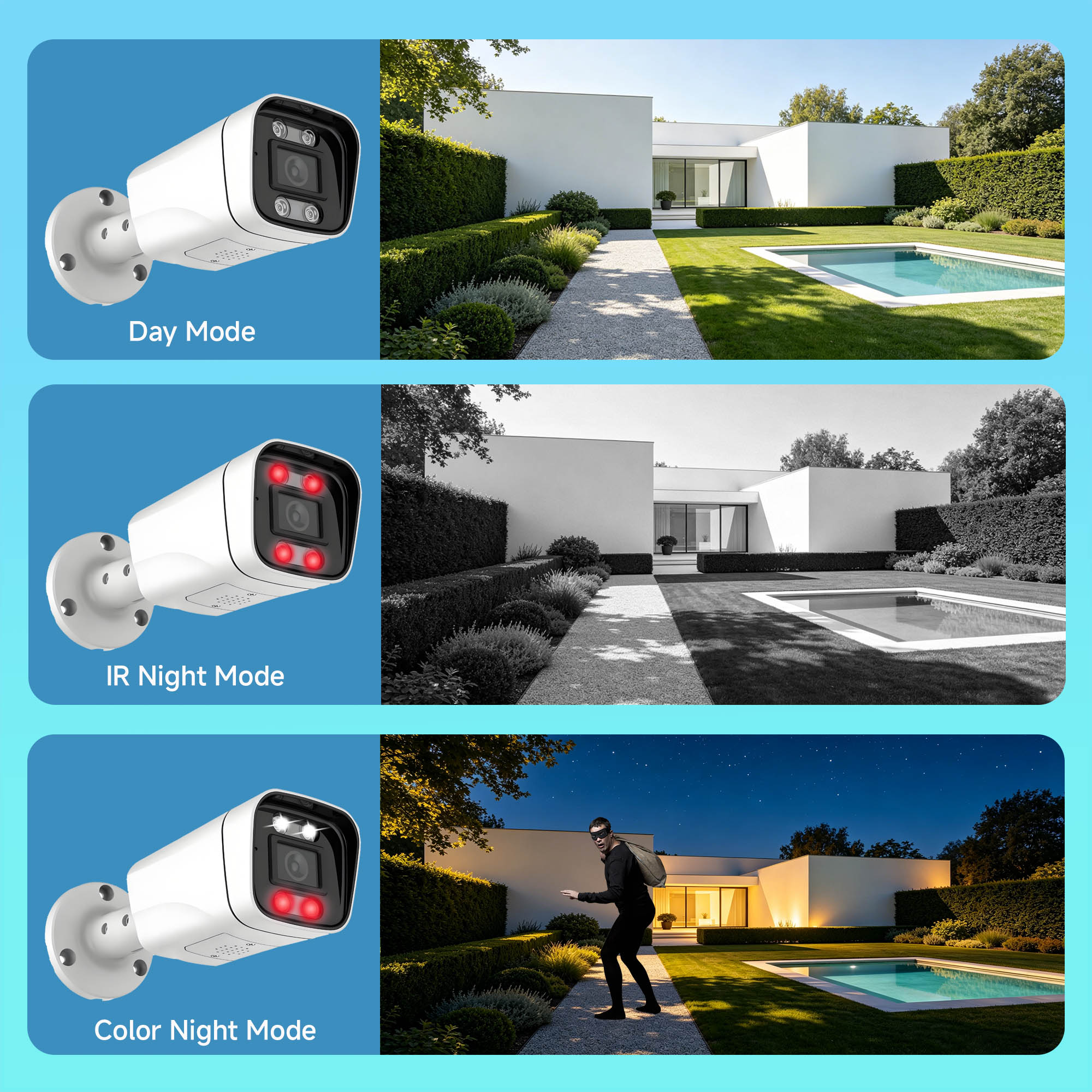 Sistema de Segurança com Detec - Home Security Video Systems avaliação e preço