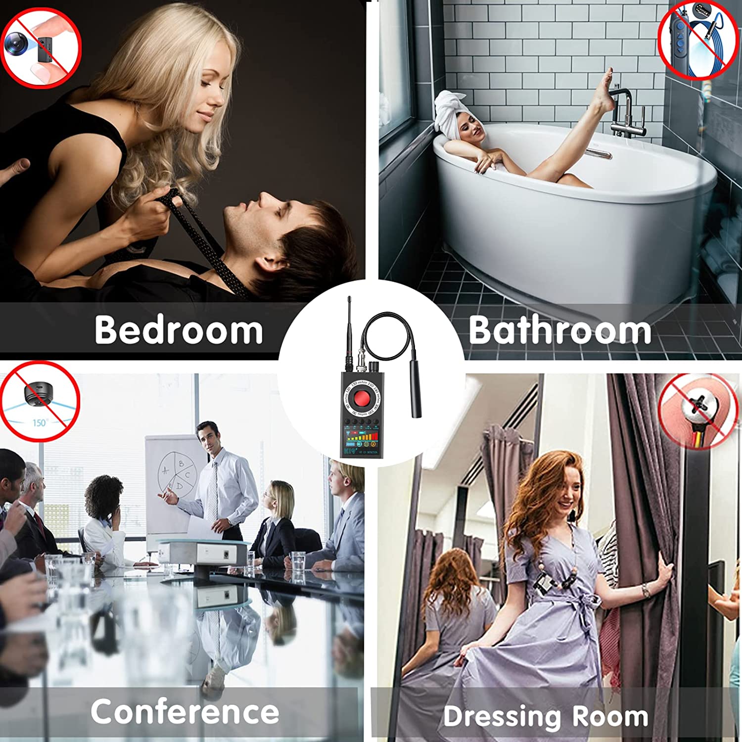 Novo K19 + escuta detector de  - Home Security System avaliação e preço