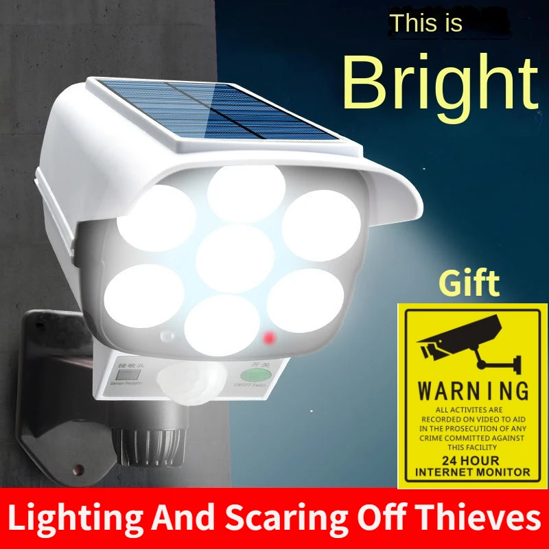 Luz solar ao ar livre sensor d - Home Security With Camera avaliação e preço