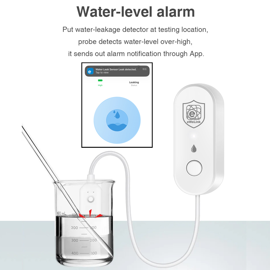 Sensor de Vazamento de Água EW - Home Security Gadgets avaliação e preço