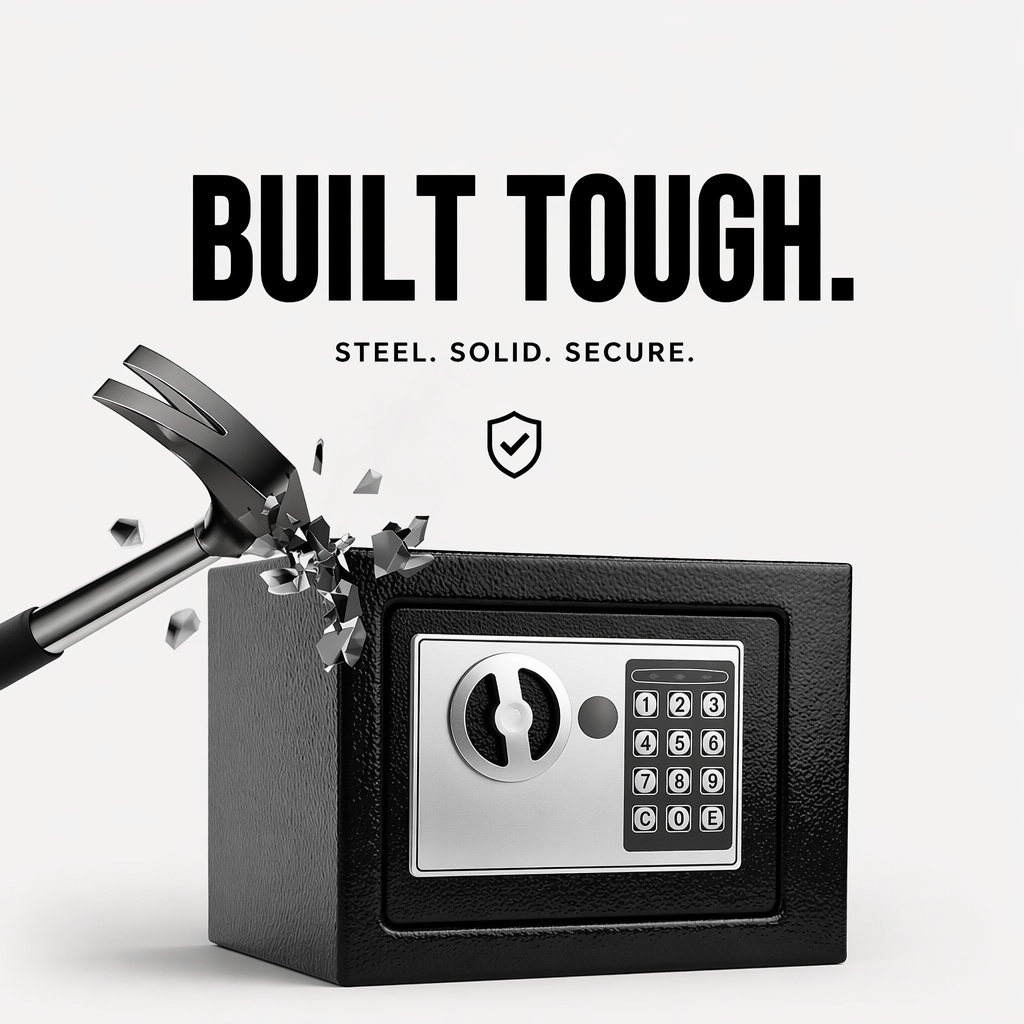 Cofre Eletrônico Digital de Aç - Home Security Safe avaliação e preço