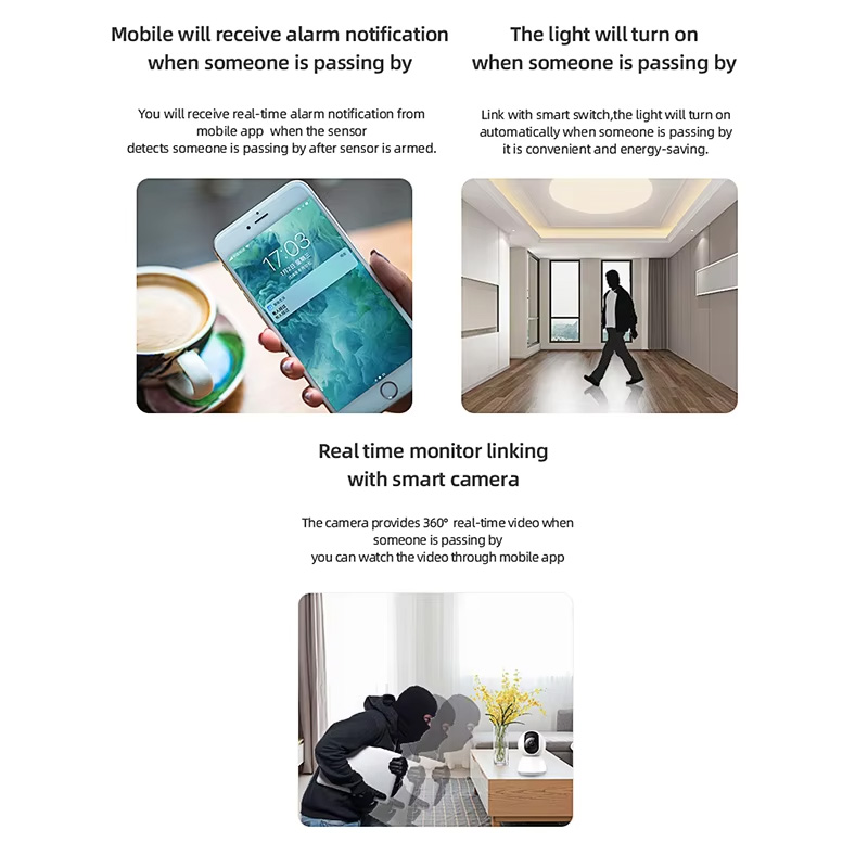 Sensor de Movimento PIR Inteli - Home Security Tools avaliação e preço