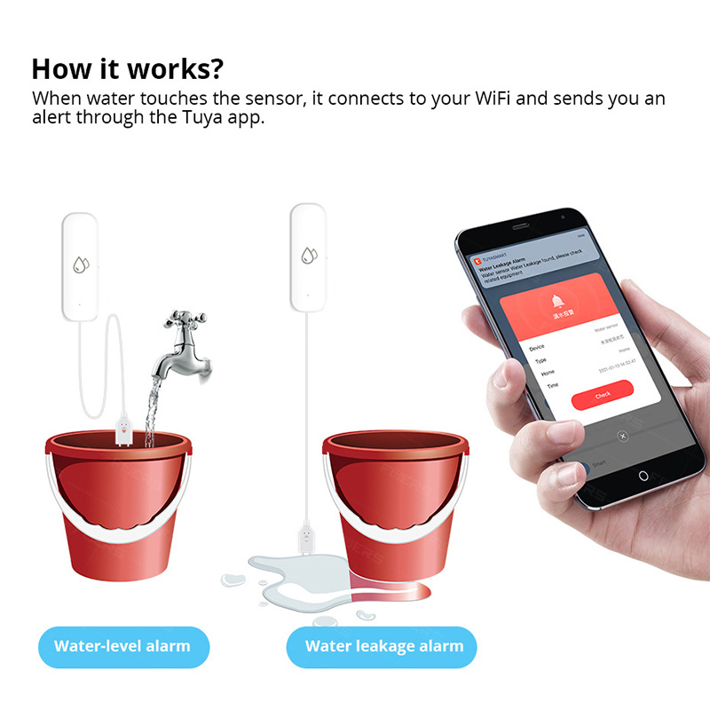 Sensor de Alarme de Vazamento  - Home Security Gadgets avaliação e preço