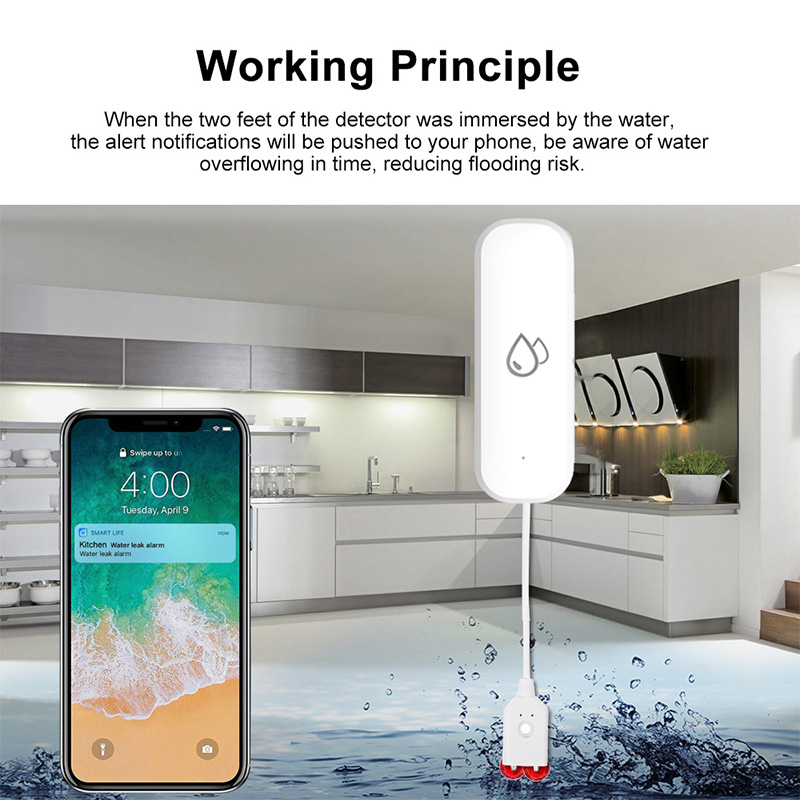 Sensor de Alarme de Vazamento  - Home Security Gadgets avaliação e preço