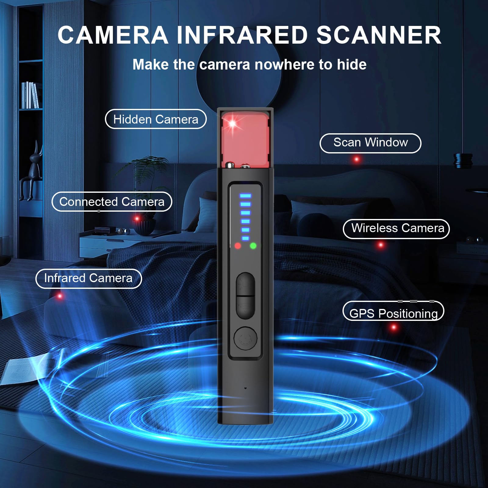 Detector de Câmeras Ocultas 6  - Home Security System avaliação e preço
