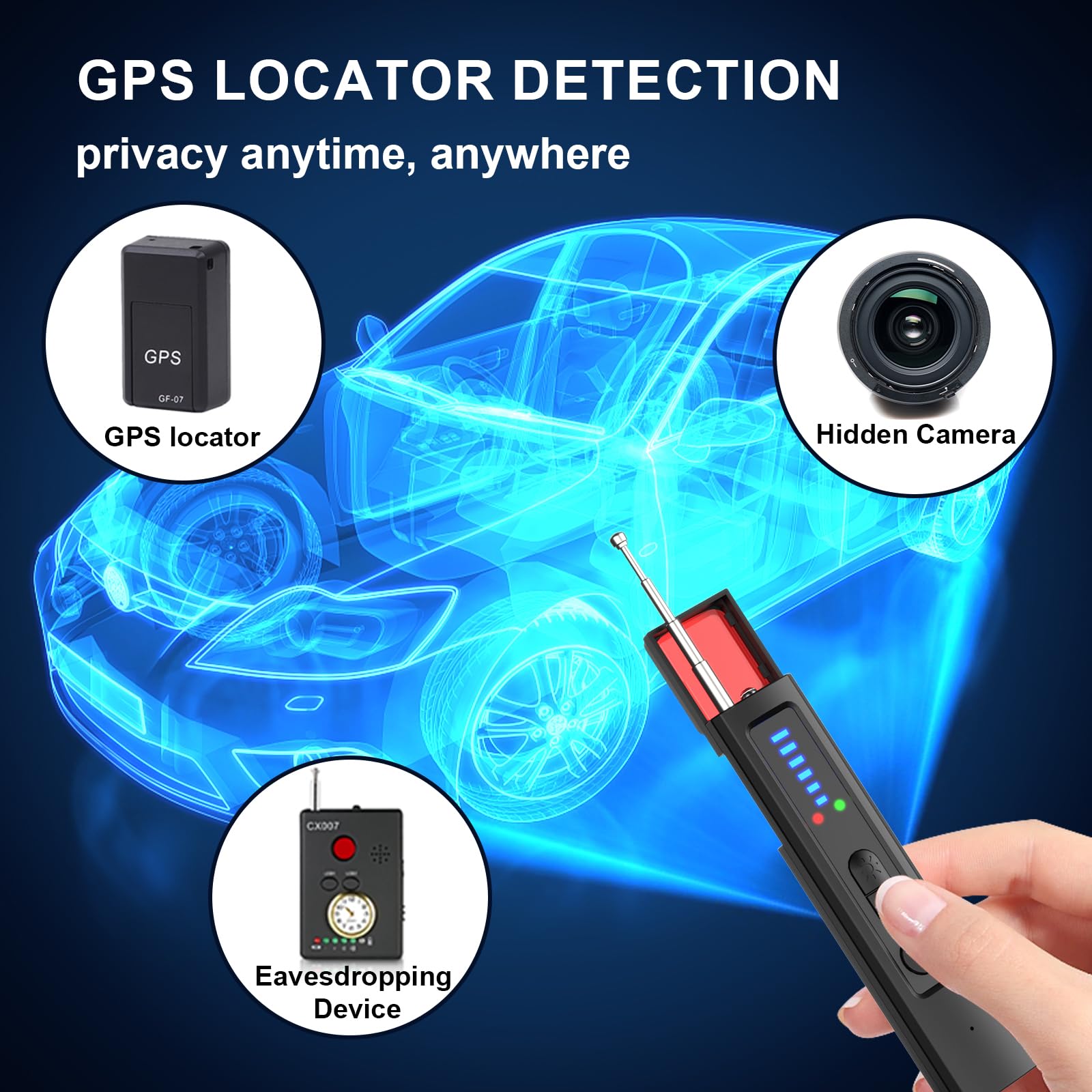 Detector de Câmeras Ocultas 6  - Home Security System avaliação e preço