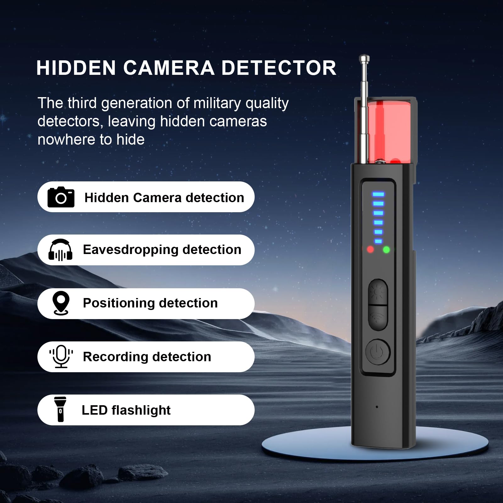 Detector de Câmeras Ocultas 6  - Home Security System avaliação e preço