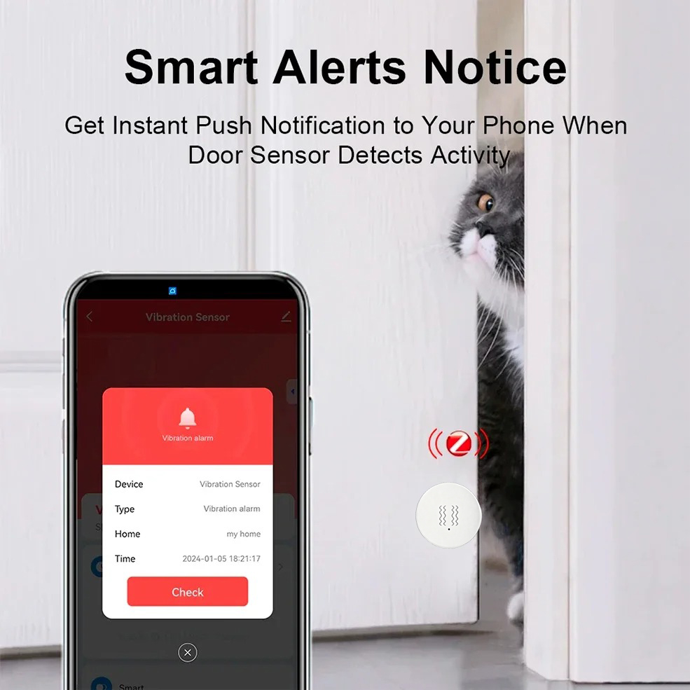 Sensor de Vibração e Inclinaçã - Home Security System avaliação e preço