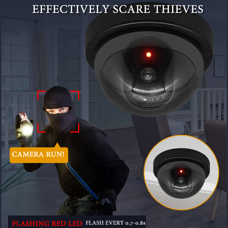 Criativo preto plástico cúpula - Fake Camera Dummy avaliação e preço
