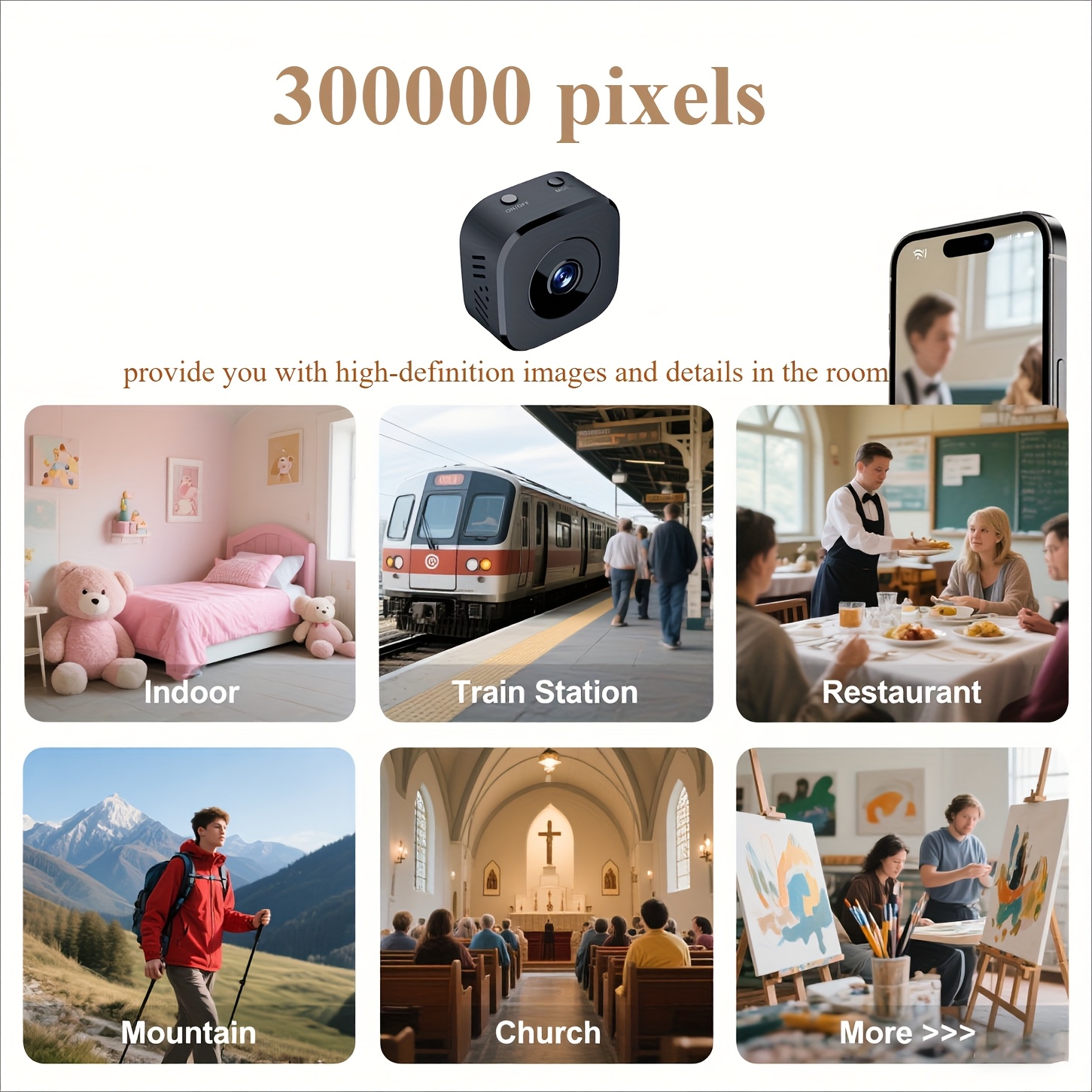 1080p hd mini câmera wi-fi seg - Home Security With Camera avaliação e preço