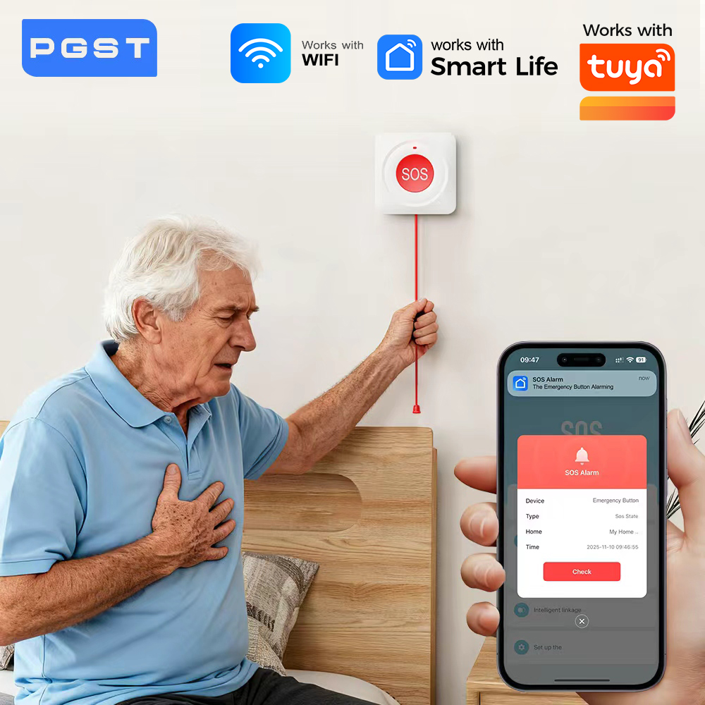Botão SOS WIFI Zigbee Compatív - Home Security Gadgets avaliação e preço