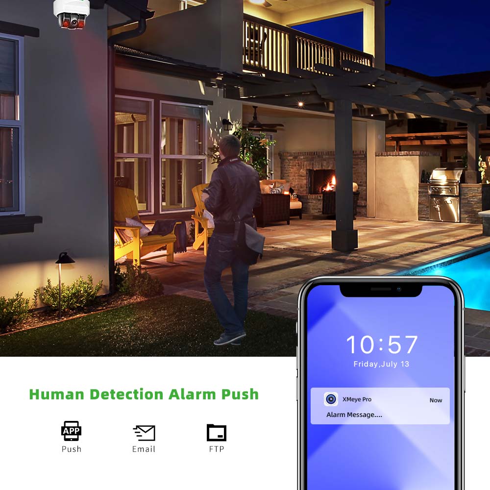 Câmera IP POE C GC PB 4MP, Mic - Home Security With Camera avaliação e preço