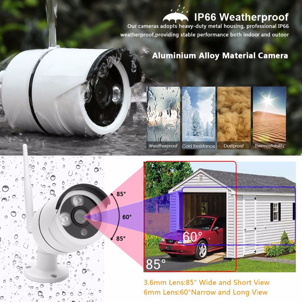 Câmera doméstica sem fio siste - Home Security Video Systems avaliação e preço