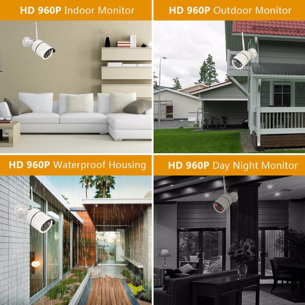 Câmera doméstica sem fio siste - Home Security Video Systems avaliação e preço