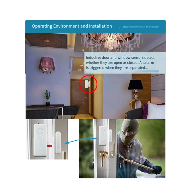 【To&On-E】 Sensor Magnético Sem - Home Security Kit avaliação e preço